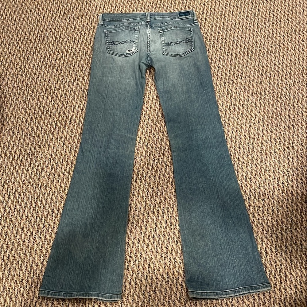 Immortality blue jeans with subtle rhinestones - Picture 4 of 5